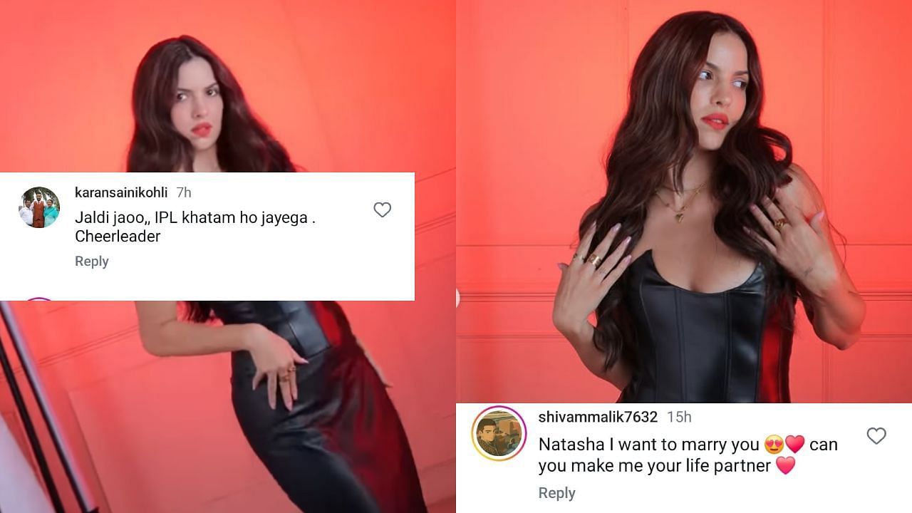 नताशा स्टेनकोविक के खूबसूरत वीडियो पर फैन ने कसा तंज (photo credit: instagram/natasastankovic__)